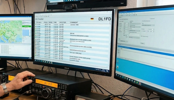 DX Cluster Visualisierung