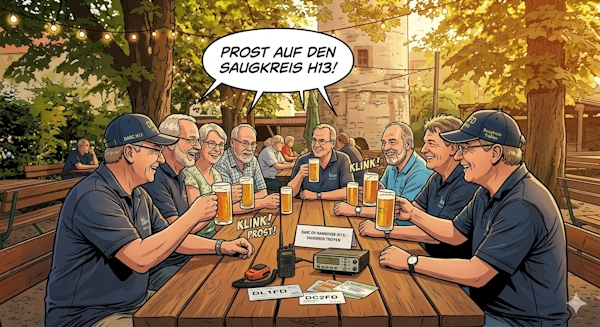 Geselliges Saugkreis-Treffen der Funkamateure in Hannover